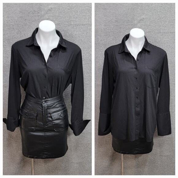 CUYANA MENSTYLE BUTTON DOWN SHIRT WITH FRONT POCKET, SIZE M - Picture 1 of 5